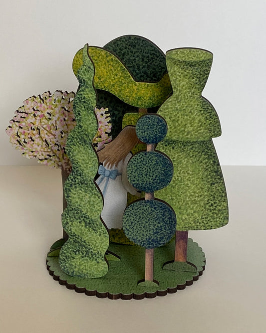 Hide and Seek Wooden Diorama