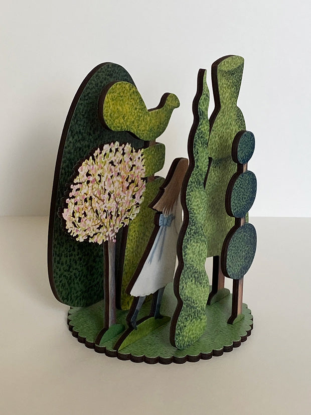 Hide and Seek Wooden Diorama