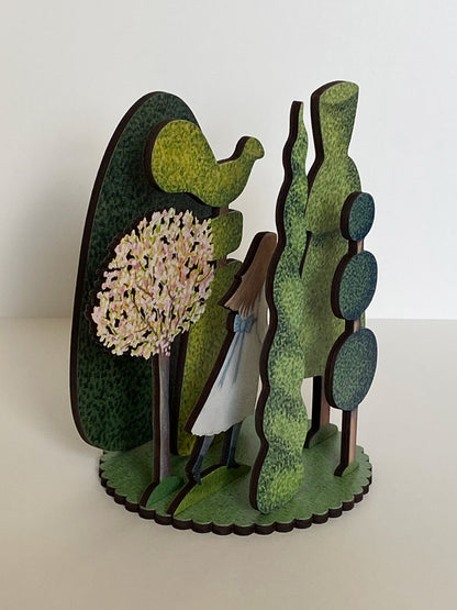 Hide and Seek Wooden Diorama