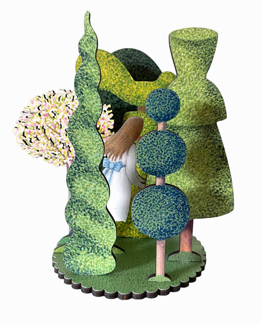 Hide and Seek Wooden Diorama