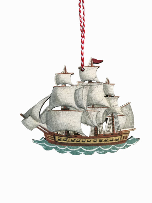HMS Surprise Wooden Hanging Decoration