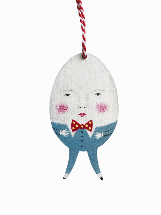 Humpty Dumpty Wooden Hanging Decoration