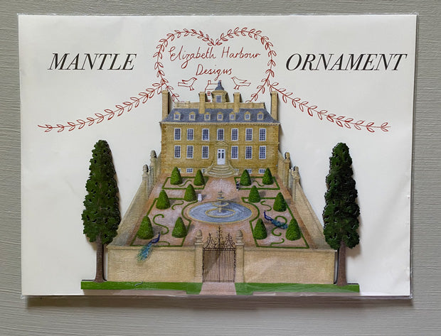 The Lost House  Wooden Mantle Ornament