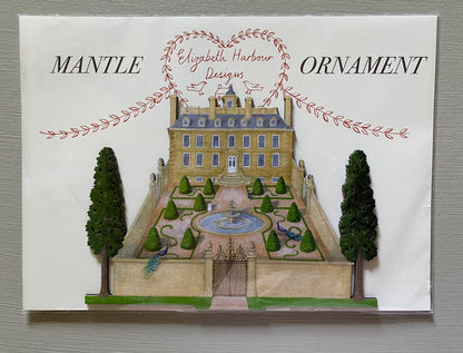 The Lost House  Wooden Mantle Ornament