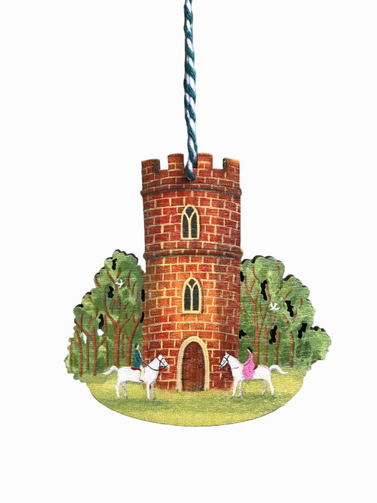 Lover's Tryst Wooden Hanging Decoration