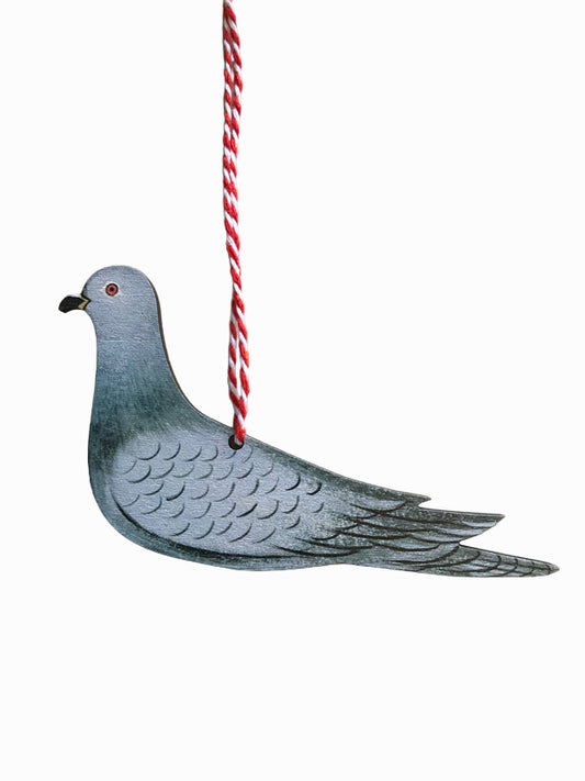 Pigeon Wooden Hanging Decoration