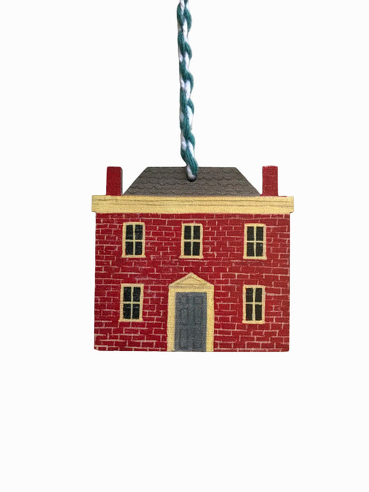 Red House Wooden Hanging Decoration