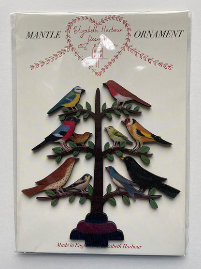 Singing Tree  Wooden Mantle Ornament