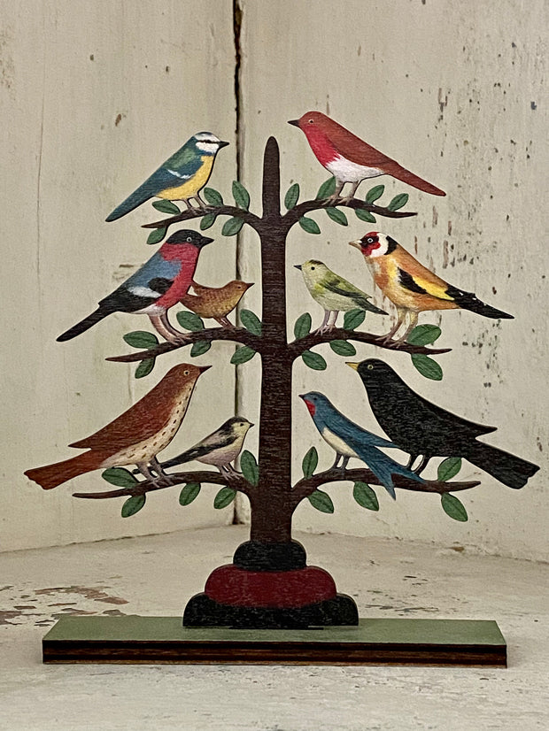 Singing Tree  Wooden Mantle Ornament