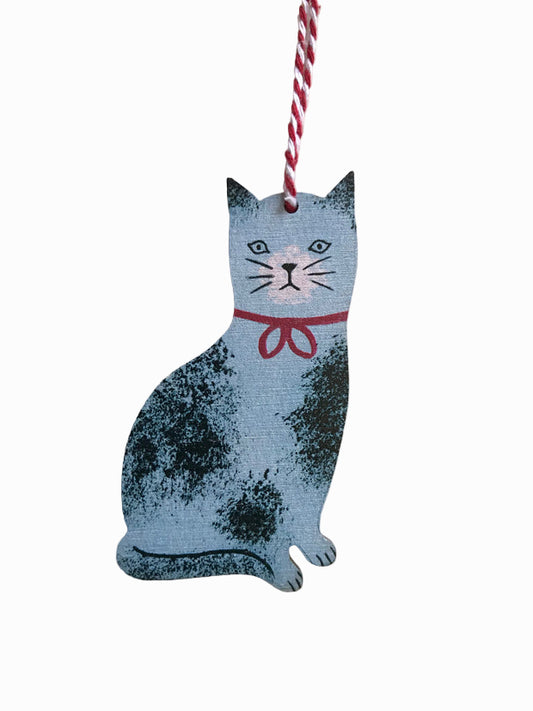 Sponge Cat Wooden Hanging Decoration