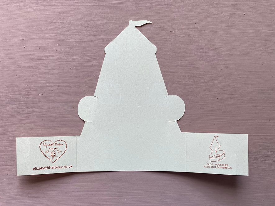 Stand-up Circus Strongman Card