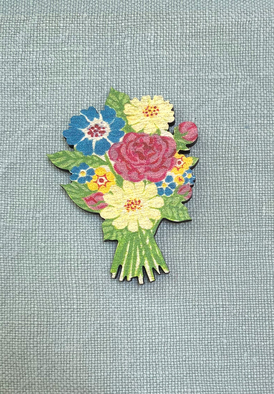 Lapel Pin-Brooch Summer Flowers