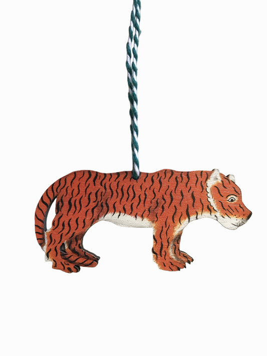 Tiger Wooden Hanging Decoration