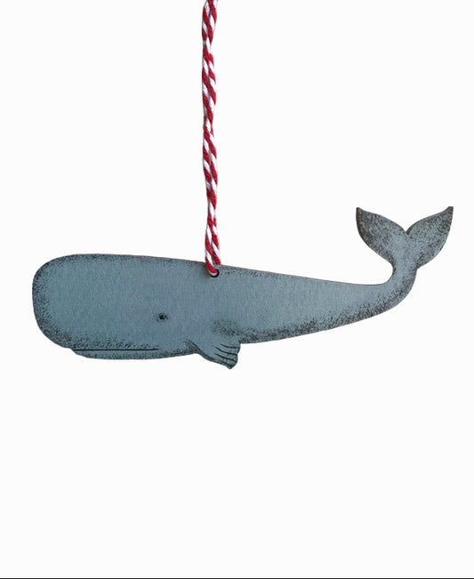 Whale Wooden Hanging Decoration
